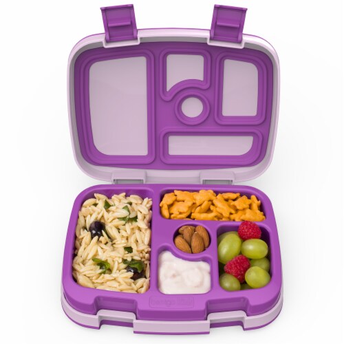 Bentgo® Kids Childrens Leakproof Lunch Box - Purple Perspective: right