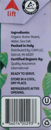 Jacks Quality® Organic Low Sodium Butter Beans Perspective: right