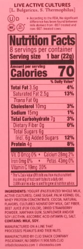 Clio® Dark Chocolate Covered Greek Yogurt Minis - Strawberry Perspective: right