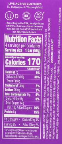 Clio® Chocolate Greek Yogurt Bars Perspective: right