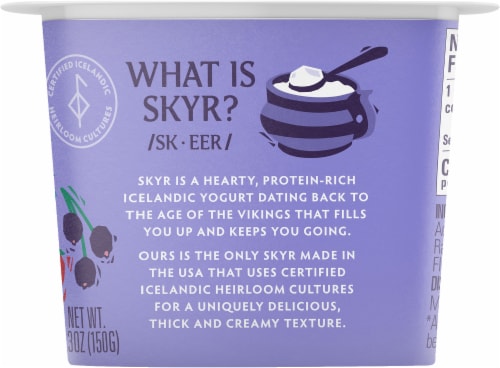 Icelandic Provisions Berry Medley Thick & Creamy Skyr Perspective: right