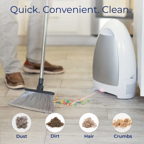 EyeVac Home Automatic Touchless Stationary Vacuum w/Infrared Sensors, Rose Gold Perspective: right