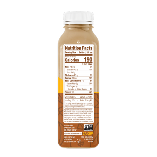 Koia® Plant-Based Chocolate Banana Protein Drink Perspective: right
