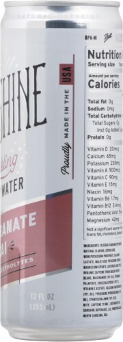 Sunshine Pomegranate Acai Sparkling Energy Water Perspective: right