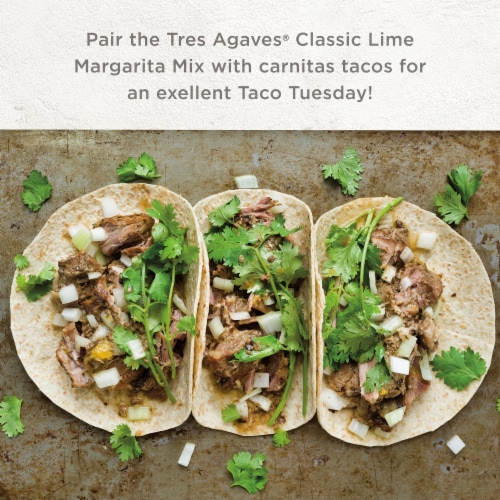 Tres Agaves® Organic California Lime Margarita Mix Perspective: right