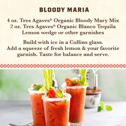 Tres Agaves® Organic Bloody Mary Mix Perspective: right