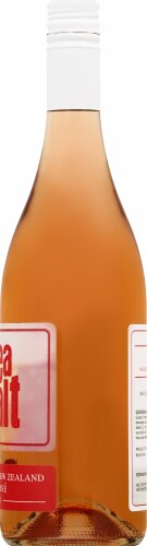 Sea Salt Dry Rose Wine Perspective: right