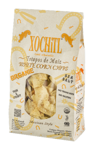 Xochitl® Organic White Corn Chips Perspective: right