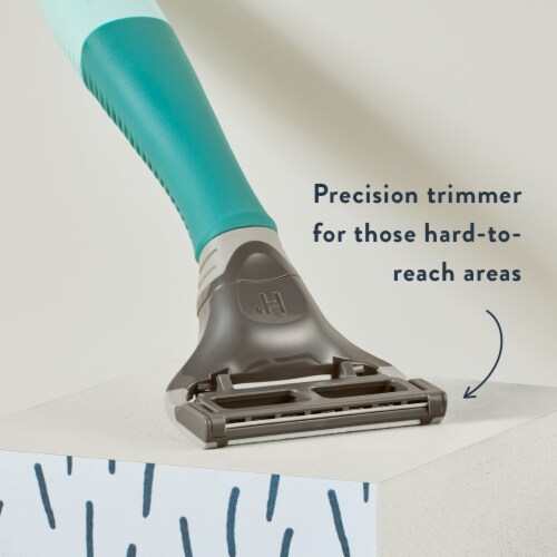 Harry's 5-Blade Men's Razor Kit - Sage Green Perspective: right