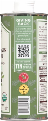 La Tourangelle® Organic Extra Virgin Olive Oil Perspective: right