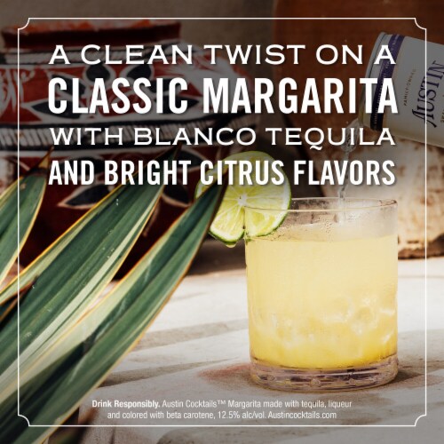Austin Cocktails Triple Sec Bergamot Orange and Lime Bergamot Orange Sparkling Margarita Perspective: right