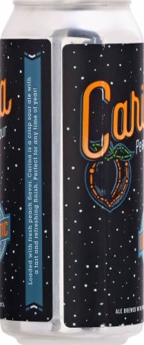 Ecliptic Brewing Carina Peach Sour Ale Craft Beer Perspective: right