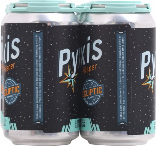 Ecliptic Brewing™ Limited Release Pyxis Pilsner Beer Perspective: right