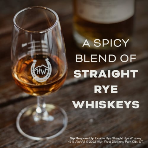 High West Utah Double Rye Whiskey Perspective: right