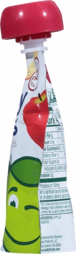 Buddy Fruits Apple Cinnamon Blended Fruit Pouch Perspective: right