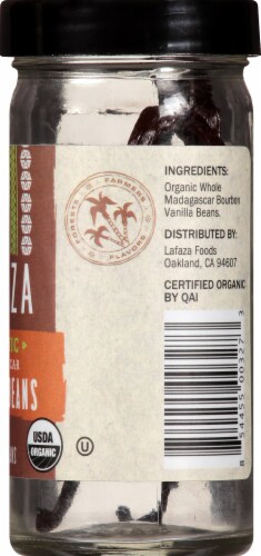 LAFAZA Organic Madagascar Vanilla Beans Perspective: right