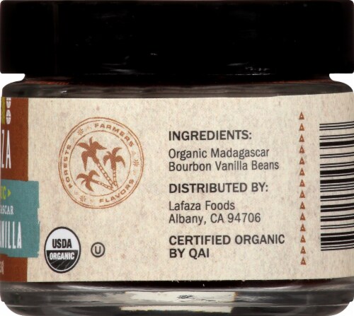 LAFAZA Organic Pure Madagascar Ground Vanilla Perspective: right