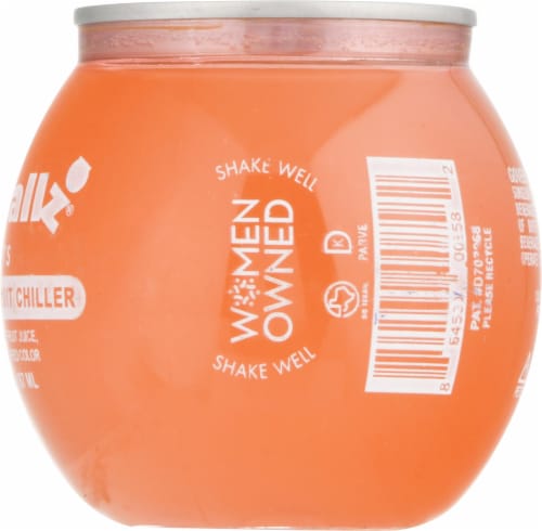 BuzzBallz Chillers Grapefruit Frozen Single Can Perspective: right