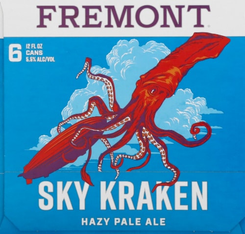 Fremont Sky Kraken Hazy Pale Ale Perspective: right