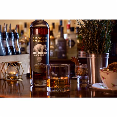 Smooth Ambler Contradiction West Virginia Blended Bourbon Whiskey Perspective: right