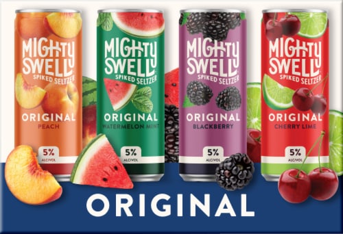 Mighty Swell Hard Seltzer Variety 12pk Perspective: right