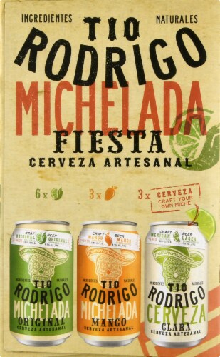 Slo Brew Tio Rodrigo Fiesta Michelada Craft Beer Variety Pack Perspective: right