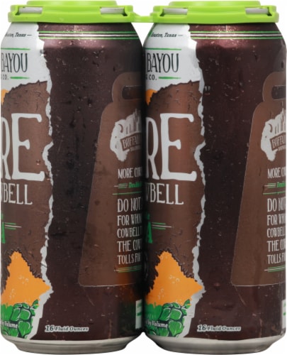 Buffalo Bayou Brewing Co. More Cowbell IPA Perspective: right