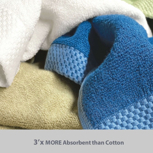 BedVoyage Luxury viscose from Bamboo Cotton Towel Set 8pc - Sage Perspective: right