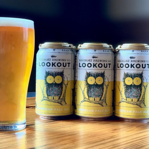 Logboat Lookout American Pale Ale Perspective: right