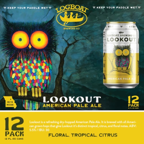 Logboat Lookout American Pale Ale Perspective: right