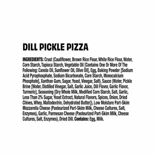 Caulipower® Gluten Free Dill Pickle Cauliflower Crust Frozen Pizza Perspective: right