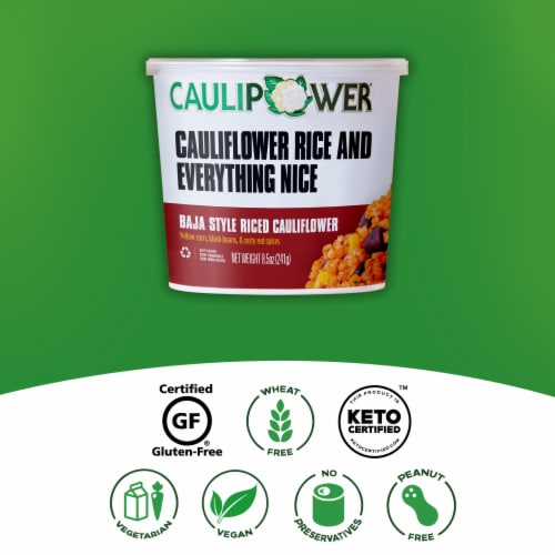 Caulipower® Baja Style Riced Cauliflower Cup Perspective: right
