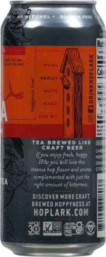 Hoplark HopTea Sparkling The Really Hoppy One Black Tea Single Can Perspective: right