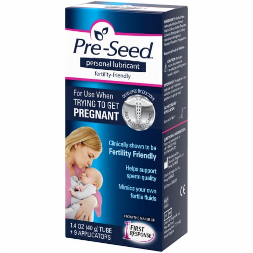  Pre-Seed Personal Lubricant, 40 Gram Tube with 9 Applicators  (Pack of 2) : Health & Household