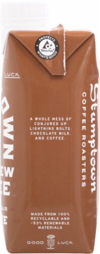 Stumptown Coffee Cold Brew Chocolate Coffee with Cream & Sugar Perspective: right