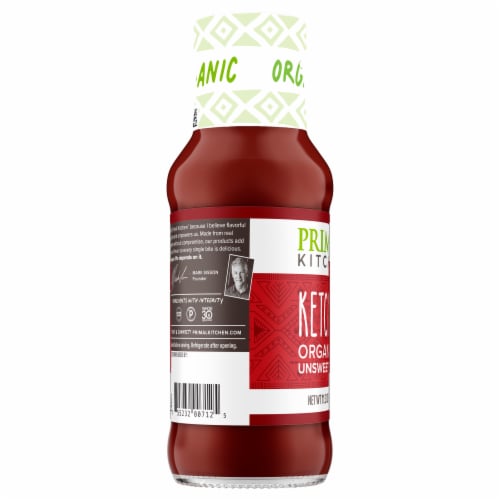 Primal Kitchen Organic and Unsweetened Ketchup Perspective: right