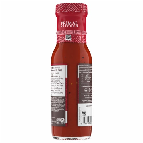 Primal Kitchen Organic & Unsweetened Classic BBQ Sauce Perspective: right