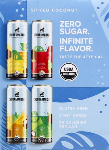 Crook & Marker® Organic Spiked Coconut Beer Variety Pack Perspective: right
