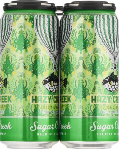 Sugar Creek Brewing Company Hazy Creek IPA Perspective: right