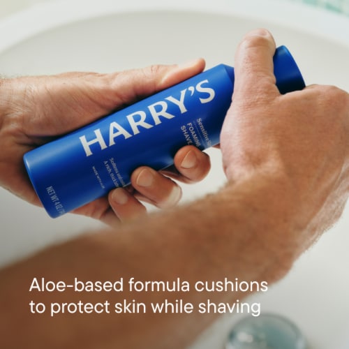 Harry's Men's Sensitive Skin Aloe Foaming Shave Gel Perspective: right