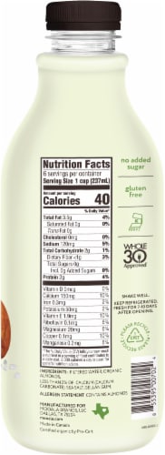 Mooala® Organic Unsweetened Almondmilk Perspective: right