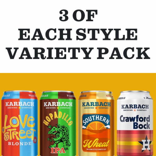 Karbach Brewing Company Greatest Hits Beer Variety Pack Perspective: right