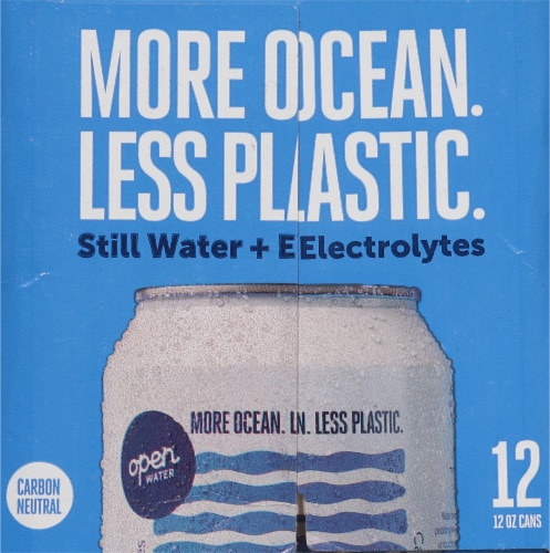 Open Water Electrolyte Still Bottled Water Perspective: right