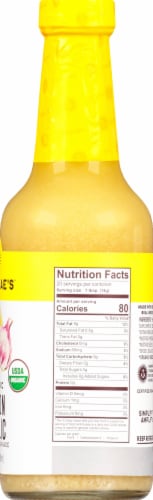 Tessemae's Organic Lemon Garlic Dressing & Marinade Perspective: right