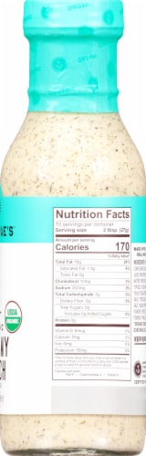 Tessemae's Organic Creamy Ranch Dressing Perspective: right