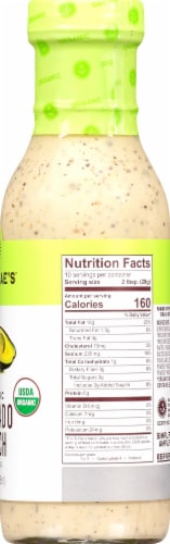 Tessemae's Organic Avocado Ranch Dressing Perspective: right