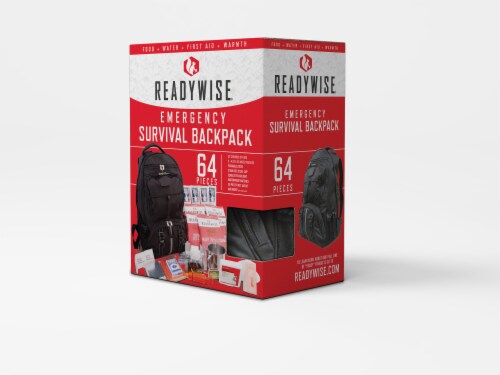 ReadyWise 5 Day Survival Backpack - Black Perspective: right