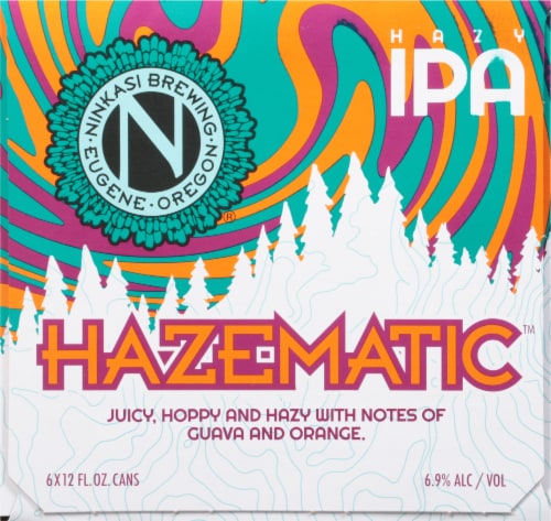 Ninkasi Brewing Company® Hazematic IPA Beer Perspective: right
