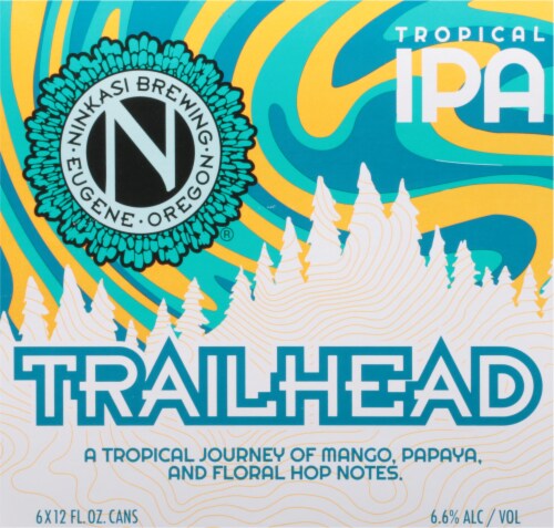 Ninkasi Brewing Company® Trailhead Tropical IPA Perspective: right