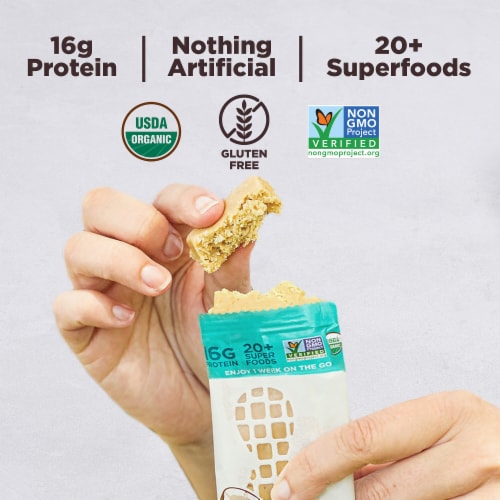 Perfect Bar Coconut Peanut Butter Protein Bar Perspective: right